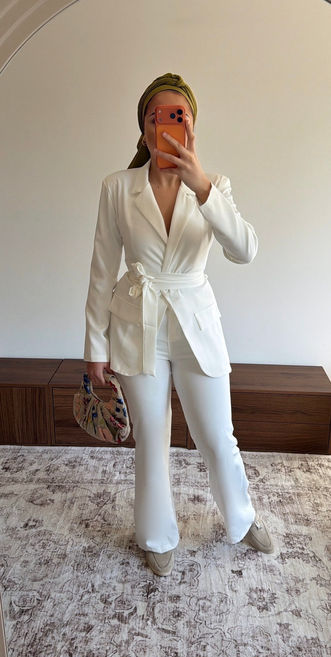 Tailleur blanc