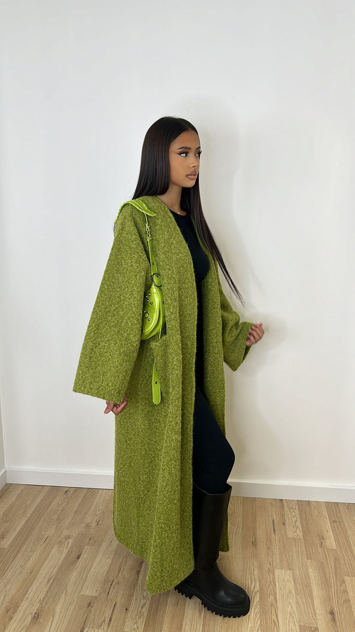 Manteau gilet vert