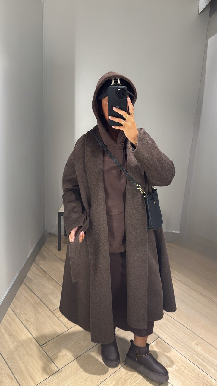 Manteau marron