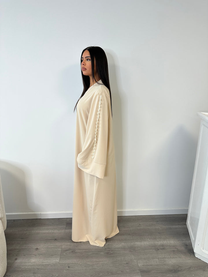 Abaya Perle Beige