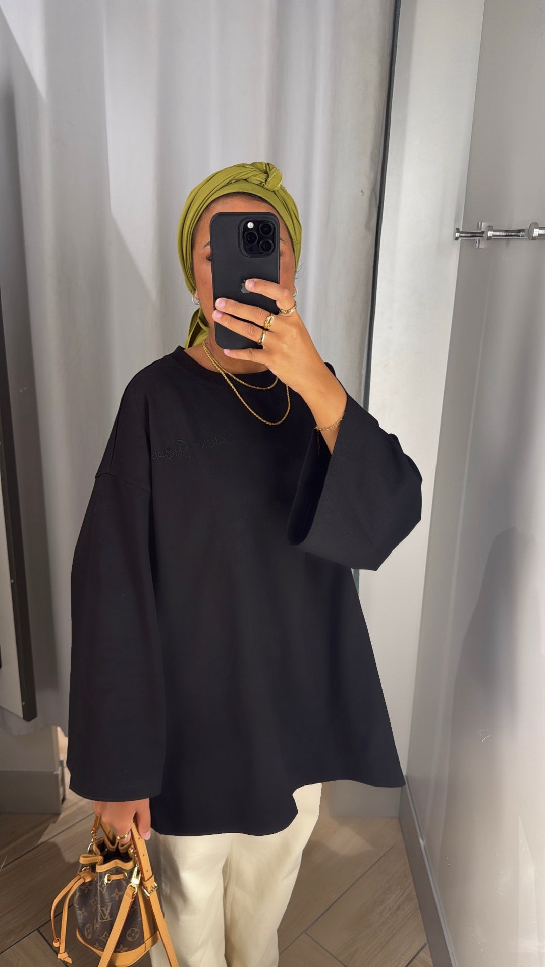 T-SHIRT CLICK AND SHOPP NOIR