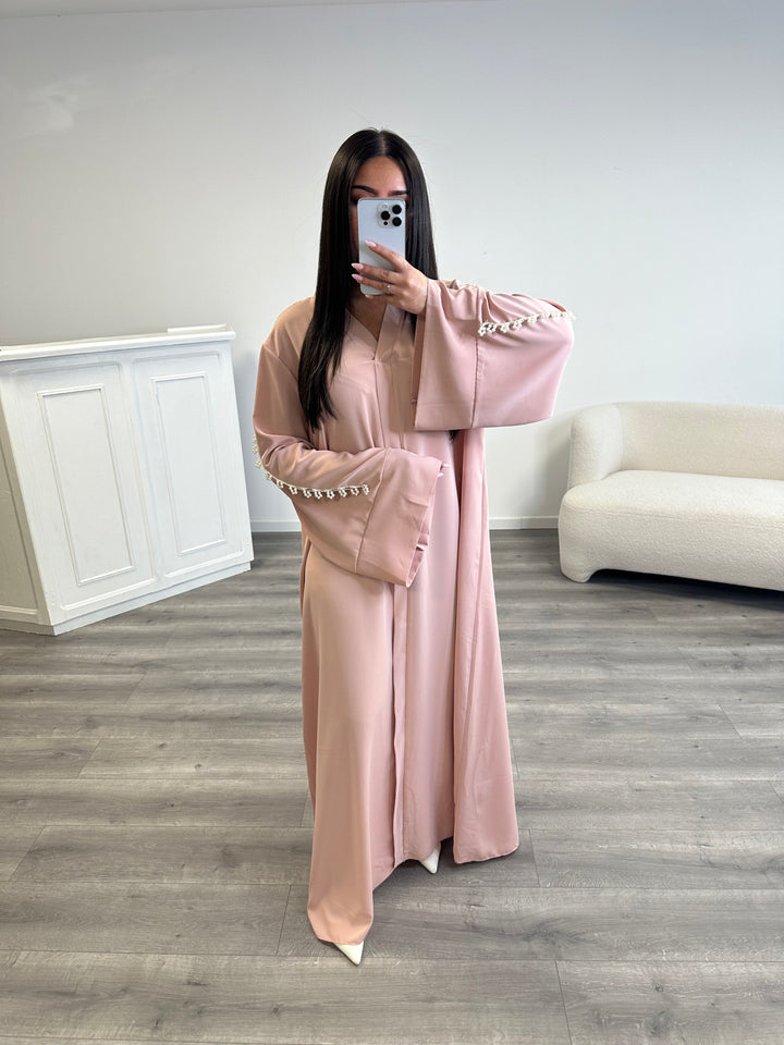 Abaya Perle Rose