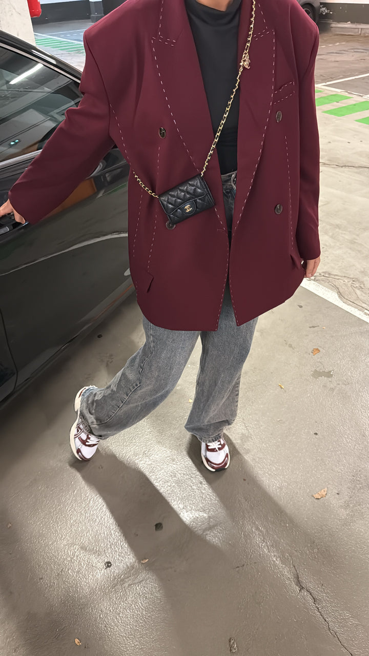 Blazer Zara bordeaux