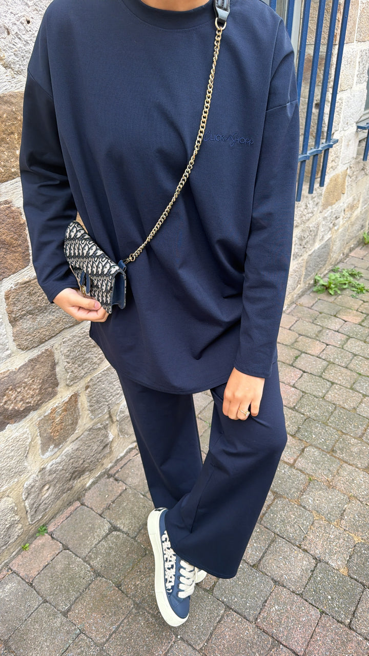 Ensemble muse bleu