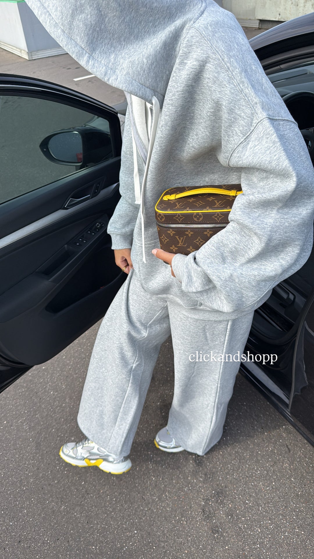 Bas ensemble jogging gris