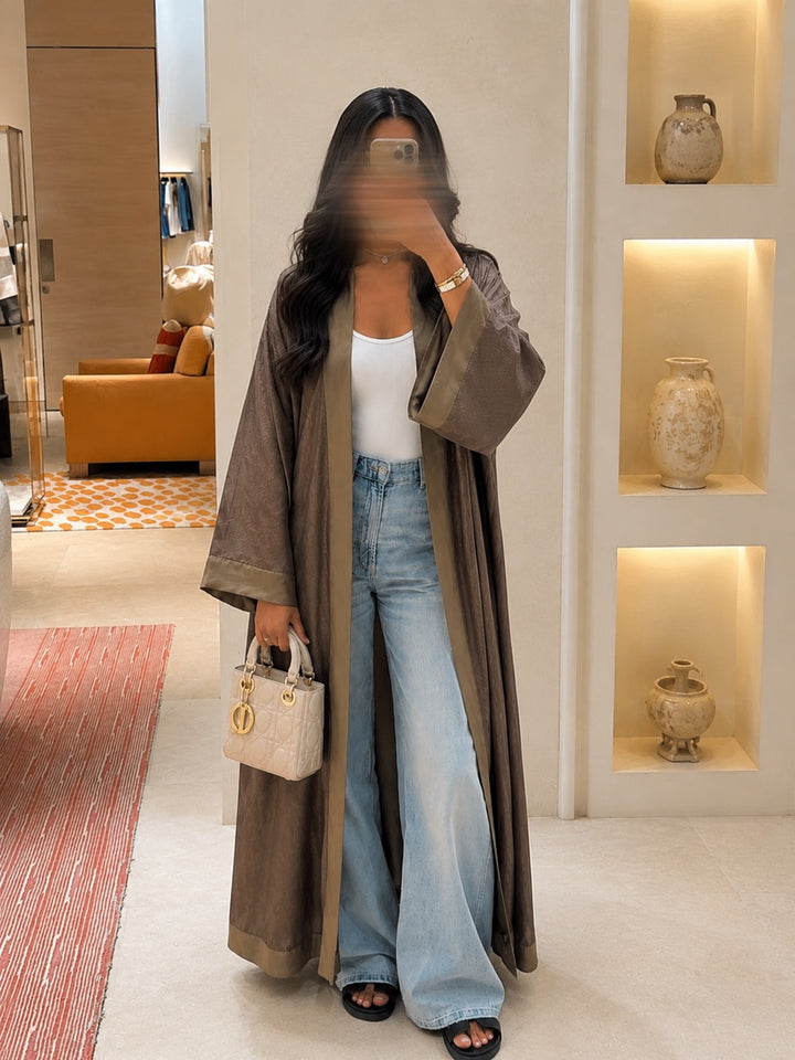 Kimono taupe unique