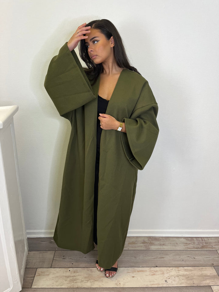 Manteau Kimono Kaki