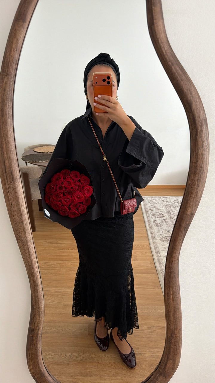 Chemise Mila noir