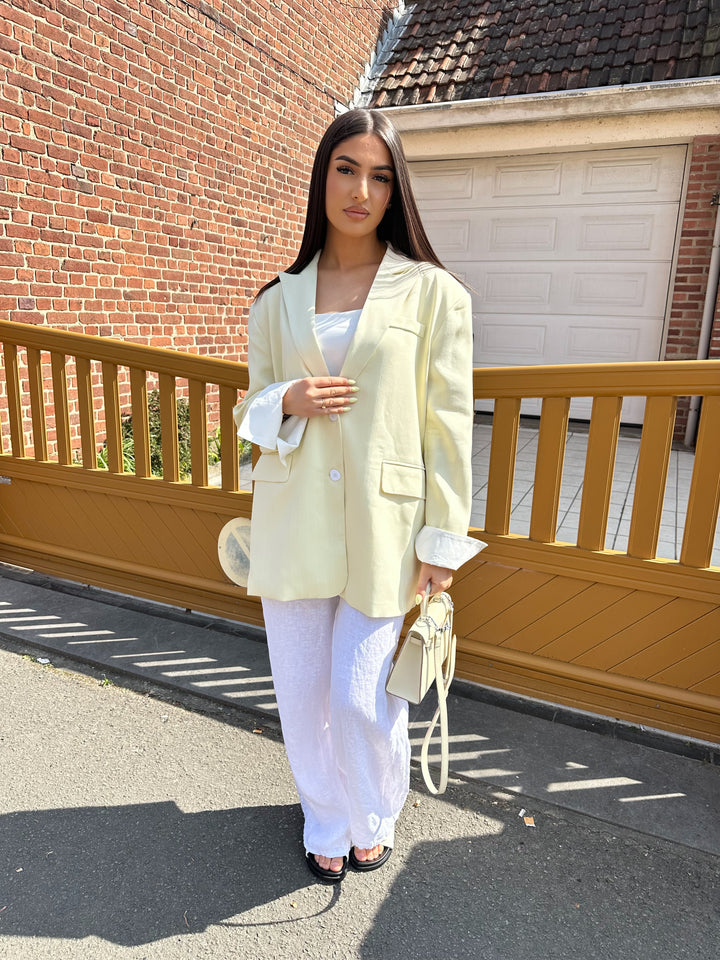 Blazer jaune qualité incroyable