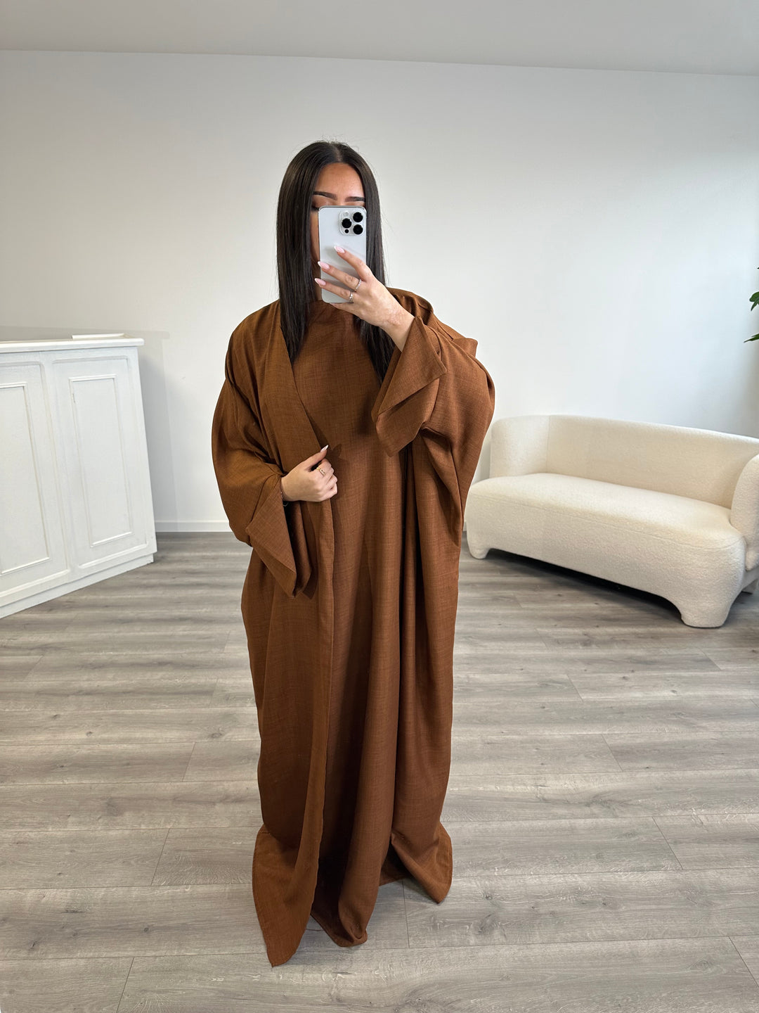 Ensemble Kimono Lin Camel