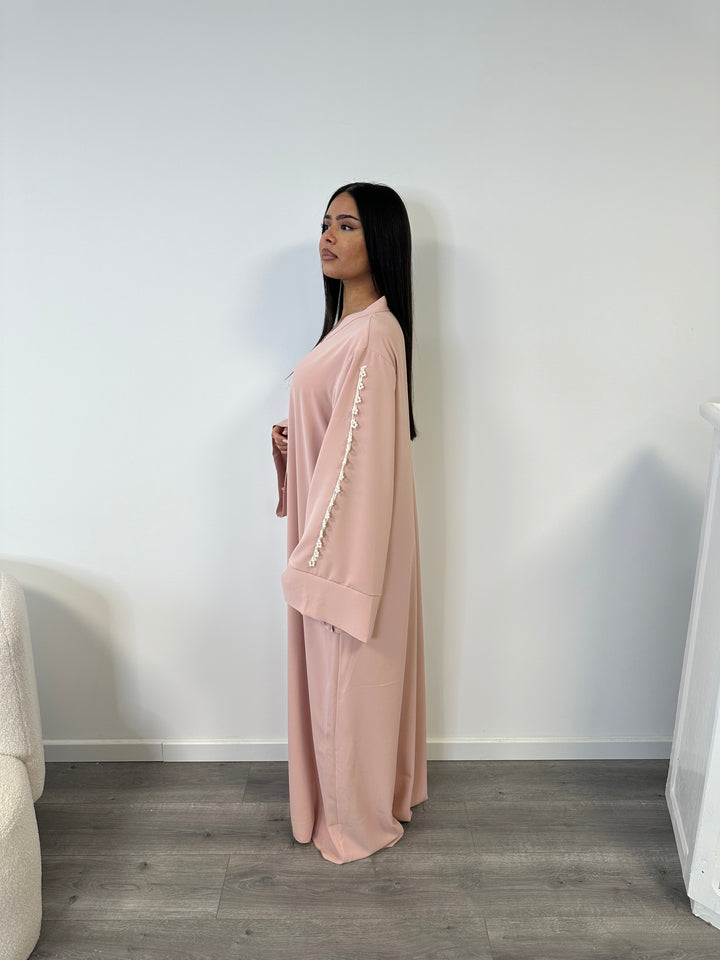 Abaya Perle Rose