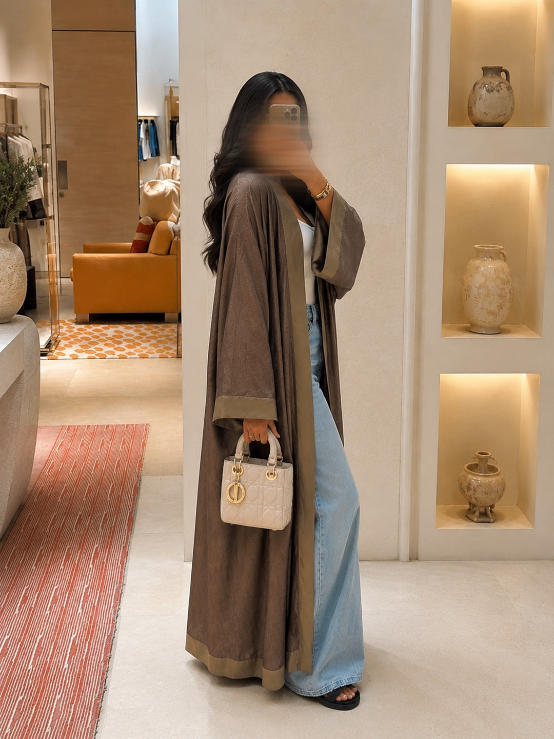 Kimono taupe unique