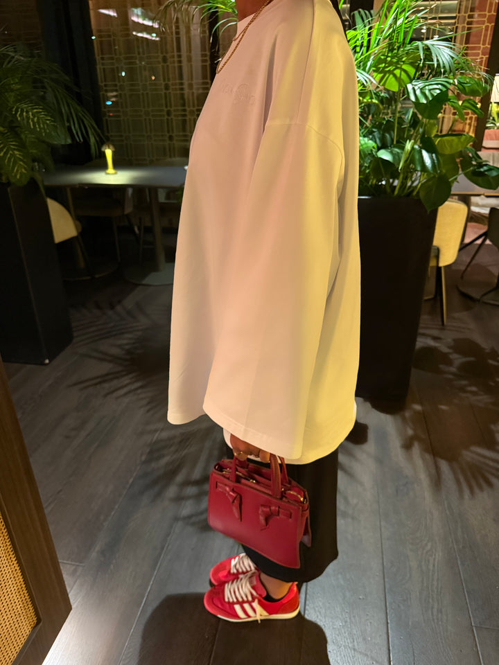 T-SHIRT CLICK AND SHOPP BLANC