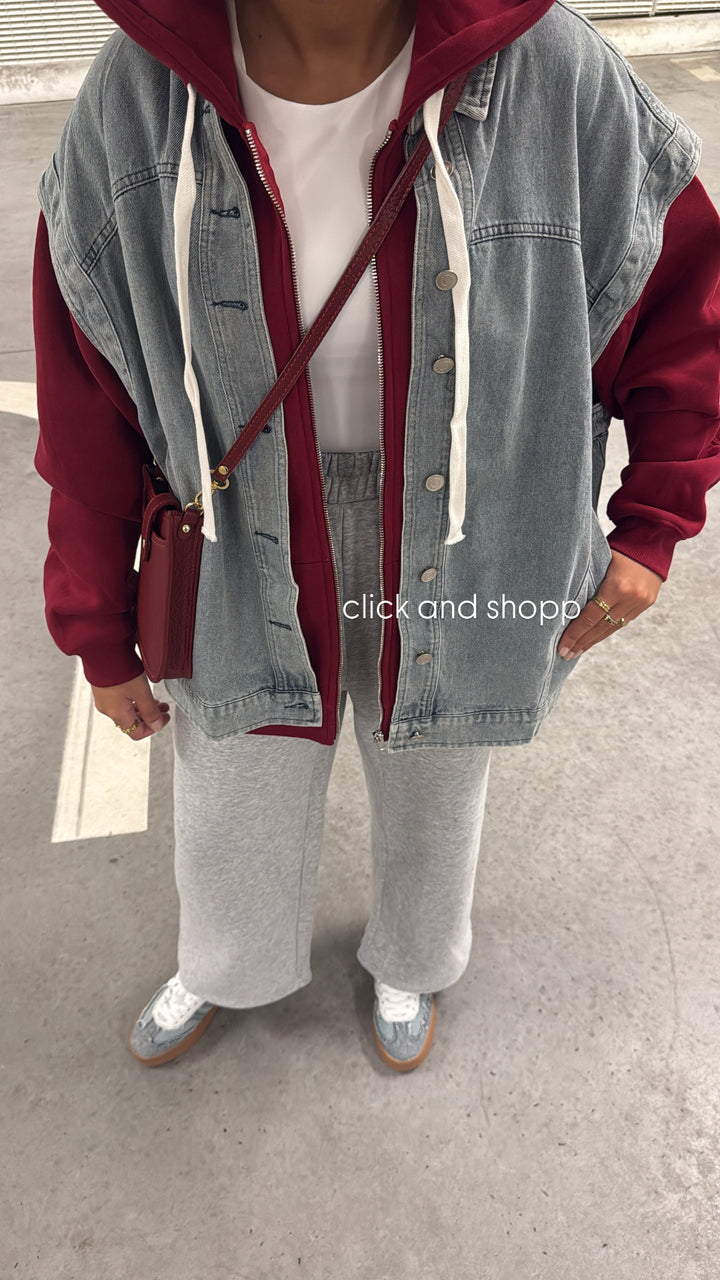 Veste en jeans sans manche