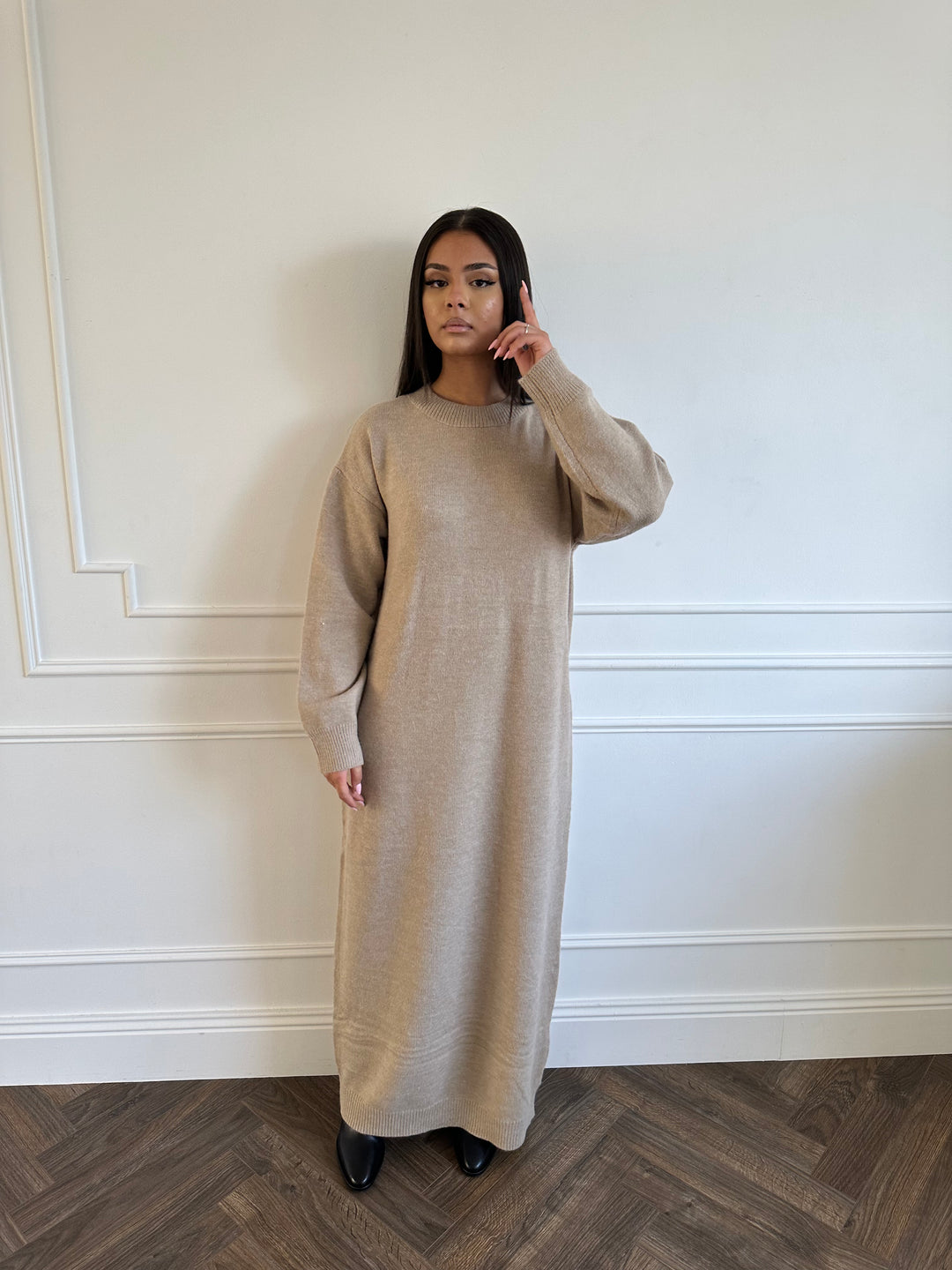 Robe Laine Camel – Click And Shopp