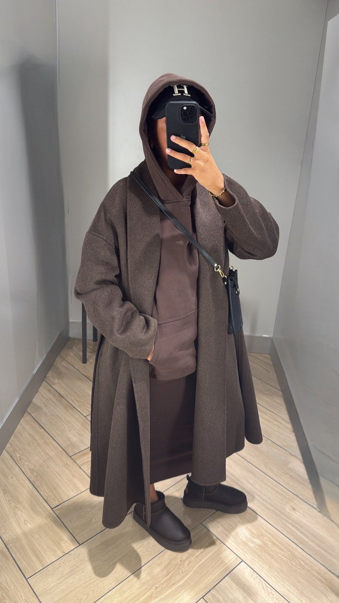 Manteau marron