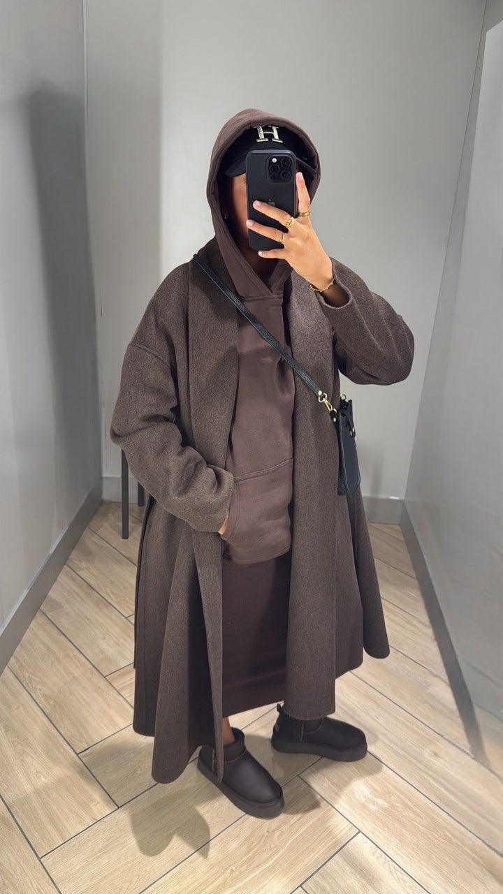Manteau marron