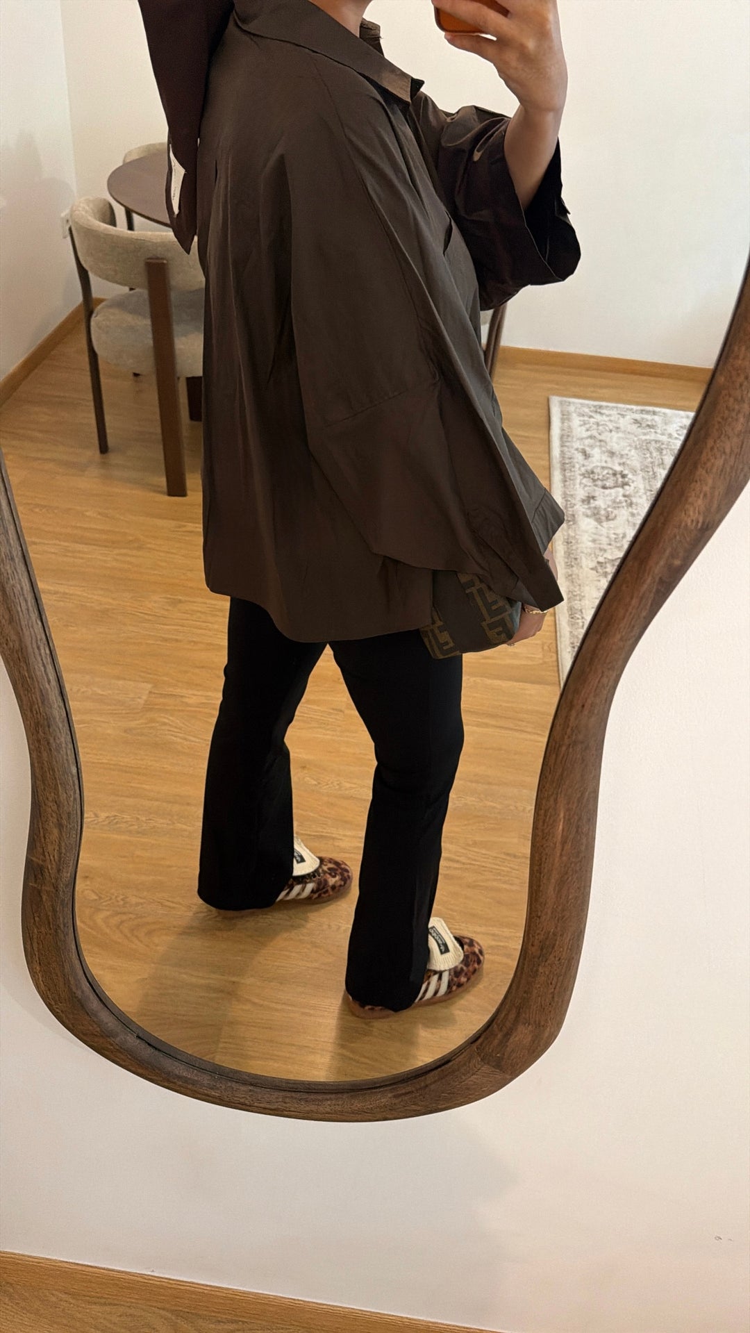 Chemise Mila marron