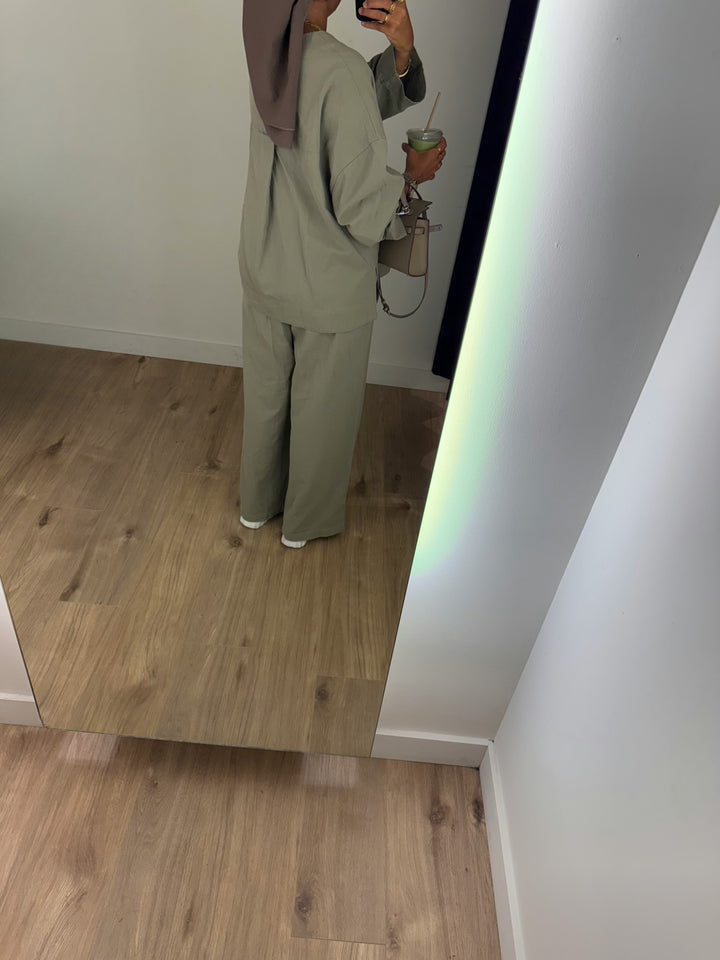 Ensemble chemise en coton