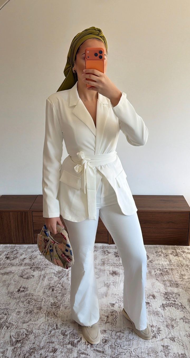 Tailleur blanc