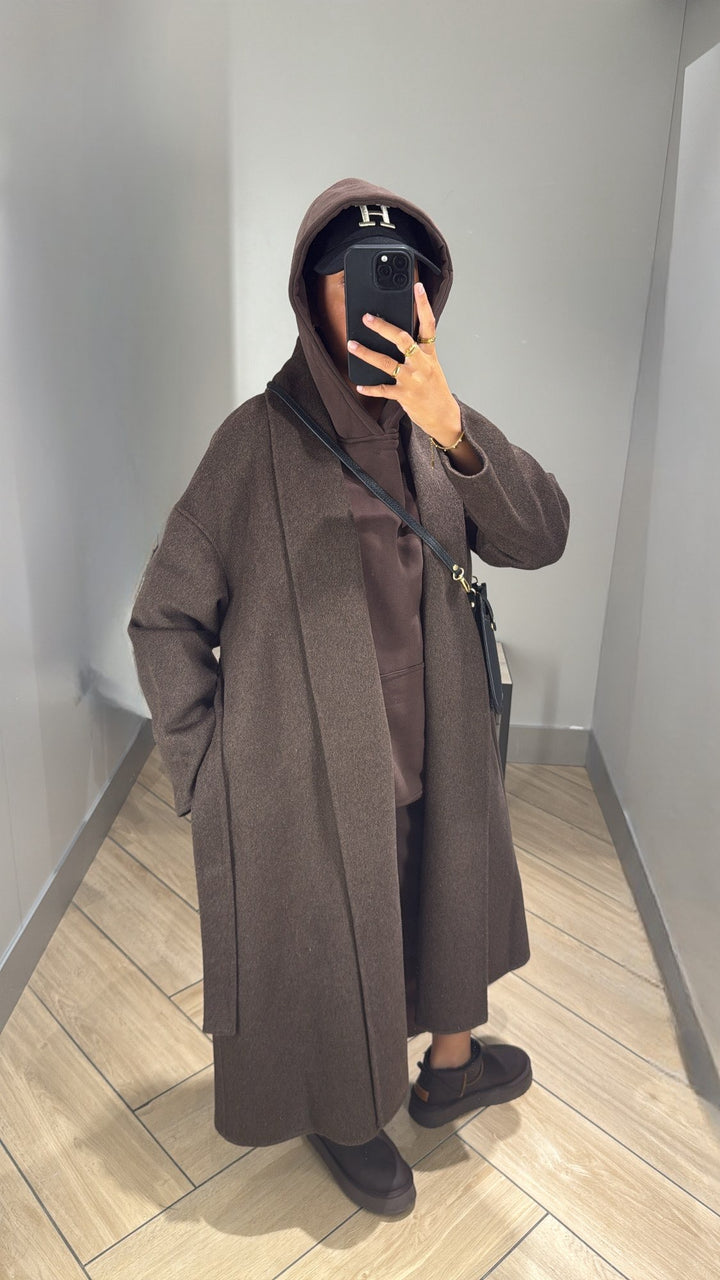 Manteau marron