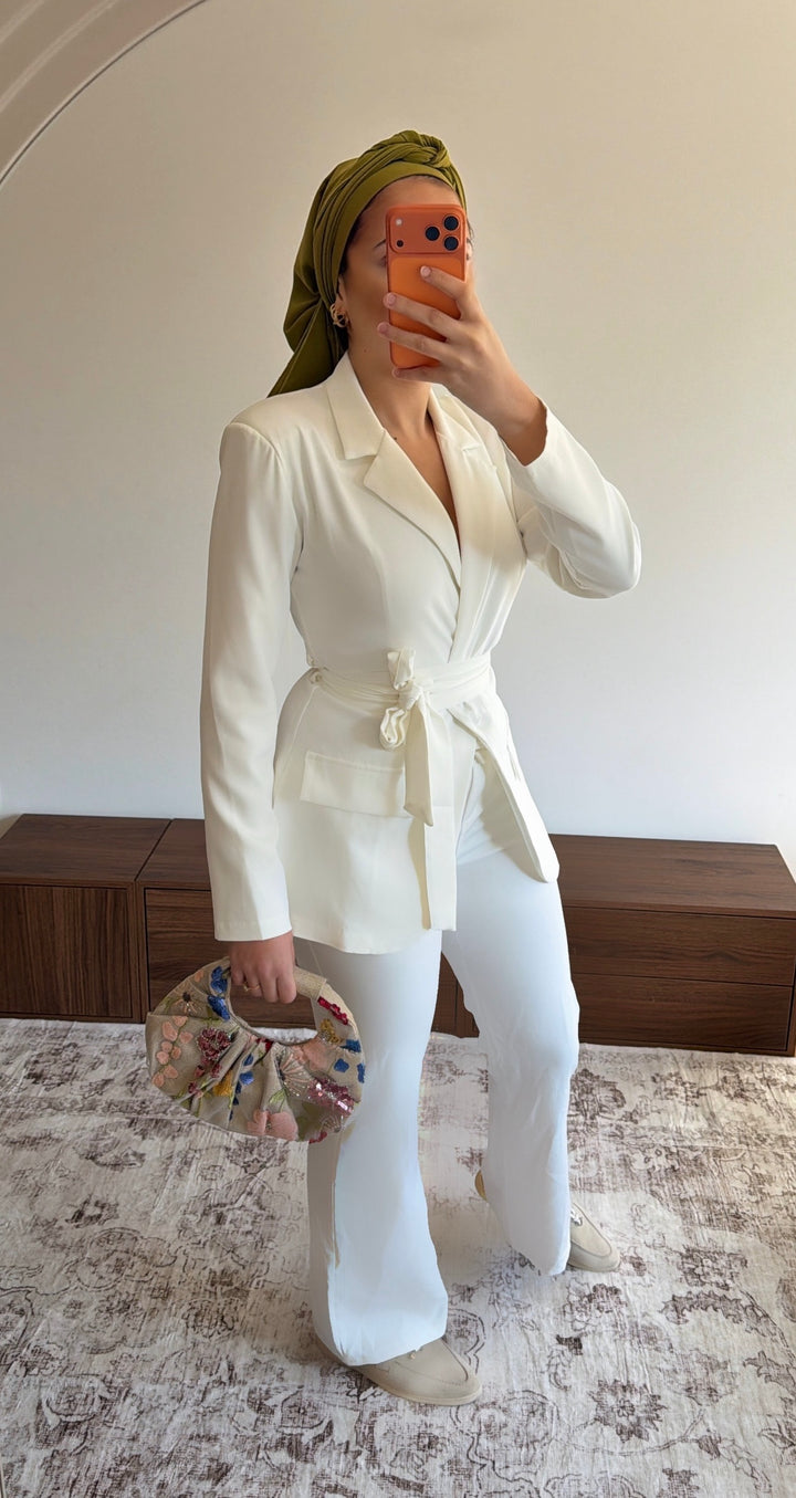 Tailleur blanc